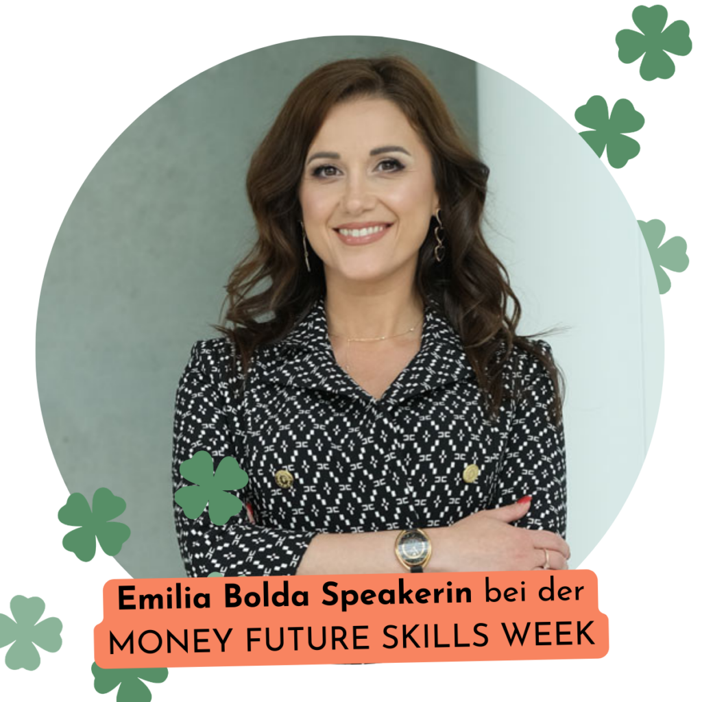 Emilia Bolda Investiere.dich.frei-Speakerin bei der Money Future Skills Week mit Stark ins Neue Profilbild