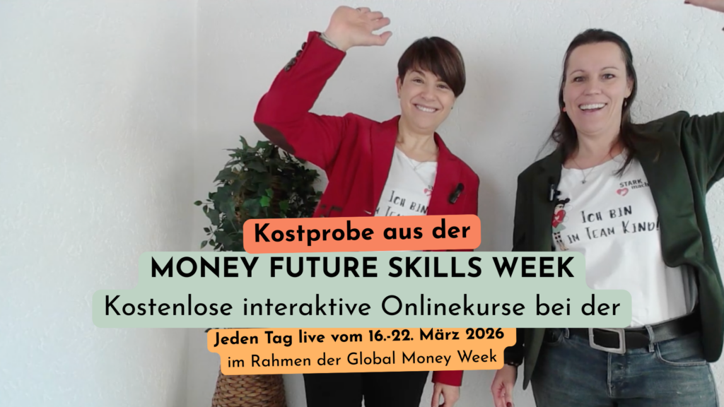 Kostprobe eines Kinderkurses zur Money Future Skills Week 2026 by stark ins neue
