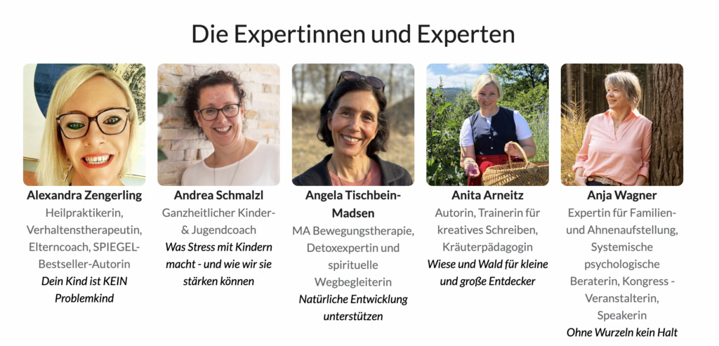 8 -SpeakerInnen des Kongresses Kraftquelle Kids mit Stark ins Neue Jennifer Gorny